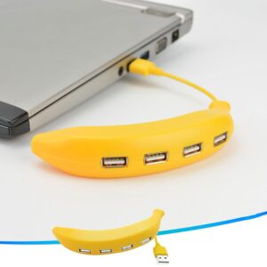 Banana Shape USB Hub, 2.0 Hub USB Splitter, 4-Port USB Hub (1 Pc) Banana Shape USB Hub, 2.0 Hub USB Splitter, 4-Port USB Hub (1 Pc)