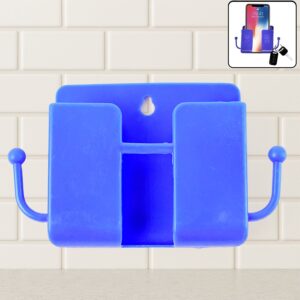 1 Pc Blue Wall mount Mobile Stand With Hook 1 Pc Blue Wall mount Mobile Stand With Hook