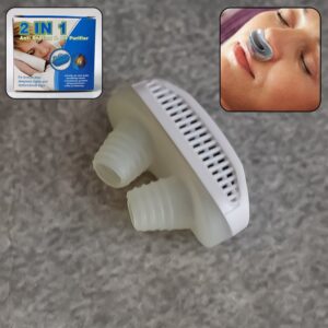 2 in 1 Anti-Snoring & Air Purifier Nose Clip Device (1 Pc / With Plastic Case)