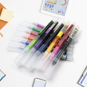 12 Color Rolling Ball Pens, Quick-Drying Ink 0.5 mm Extra Fine Point Roller ball Pens Straight Liquid Gel Ink Pens for Writing, Drawing, Journaling, Taking Notes, School Office Stationery (12 Pcs Set) 12 Color Rolling Ball Pens, Quick-Drying Ink 0.5 mm Extra Fine Point Roller ball Pens Straight Liquid Gel Ink Pens for Writing, Drawing, Journaling, Taking Notes, School Office Stationery (12 Pcs Set)