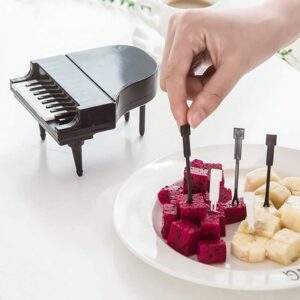 10 Pc Piano Fruit Forks: Fun & Functional for Snacks (Set) 10 Pc Piano Fruit Forks: Fun & Functional for Snacks (Set)