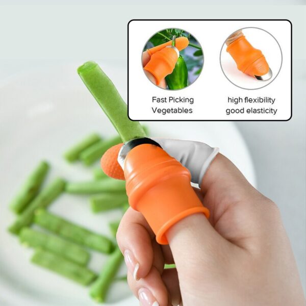 Thumb cutters in kitchen