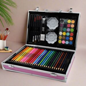 17980 Professional Art Set-Drawing Painting Sketching Coloring Kids Set All in 1 Art Case Perfect for Kids with Unicorn Design Case, Shading Crayons Oil Pastels Color Set Watercolor Cakes Paint Brush Sharpener Eraser (145 Pcs Set) 17980 Professional Art Set-Drawing Painting Sketching Coloring Kids Set All in 1 Art Case Perfect for Kids with Unicorn Design Case, Shading Crayons Oil Pastels Color Set Watercolor Cakes Paint Brush Sharpener Eraser (145 Pcs Set)
