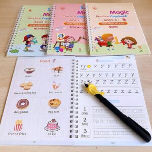 4 Pc Magic Copybook  used by kids, children’s and even adults also to write