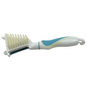 Multipurpose Peeler Brush – Stainless Steel Peeler with Cleaning Brush (1 Pc)