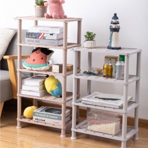 4 Layer Multifunctional Storage Shelf Organizer Narrow Storage Rack for Kitchen
