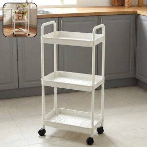 3 Layer Multipurpose Rolling Storage Trolley (1 Pc)