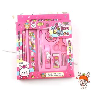 10-Pc Stationery Set for School, Office & Gifts with Pencil, Pen, Scissors 10-Pc Stationery Set for School, Office & Gifts with Pencil, Pen, Scissors