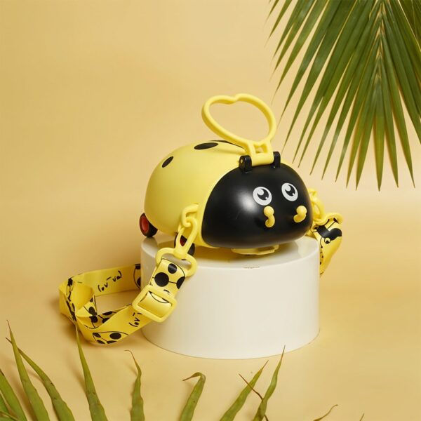Cute Plastic Bug Shape Water Bottle with adjustable shoulder strap, 4 wheel & Straw, portable drinking cup Water Bottle For Kids | Water Bottle | Return Gift For Kids | Water Bottle With Straw | School Kinds Water Bottle (1 Pc) Cute Plastic Bug Shape Water Bottle with adjustable shoulder strap, 4 wheel & Straw, portable drinking cup Water Bottle For Kids | Water Bottle | Return Gift For Kids | Water Bottle With Straw | School Kinds Water Bottle (1 Pc)