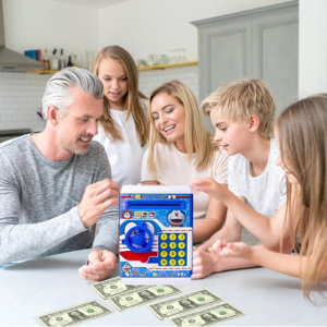 Electronic Piggy Bank ATM with Password for Kids Savings