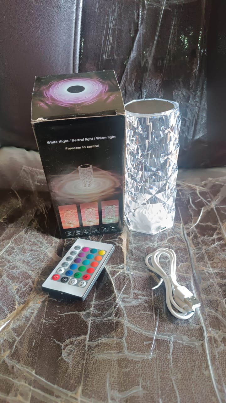 Crystal LED Touch Table Lamp with Remote Control - Image 10