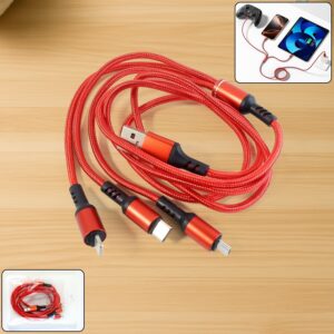 3 in 1 High-Quality Multi-Charging Cable