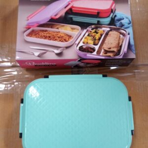 Premium Multi-Compartment Steel Lunch Box for Office, School & Travel