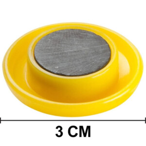 Durable Magnetic Button Set for Kids’ Experiments (10 Pc, Round Shape)