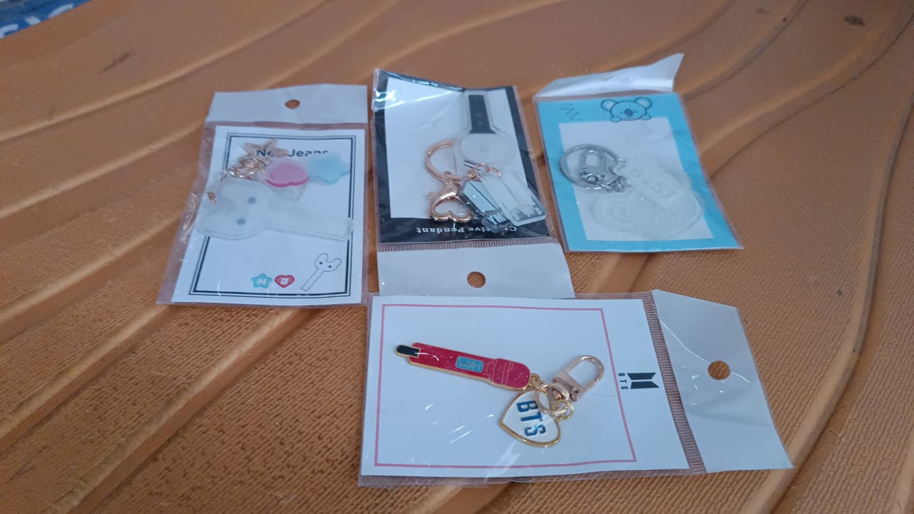 Cute Acrylic and Metal Keychains (1 Pc & mix design) - Image 2