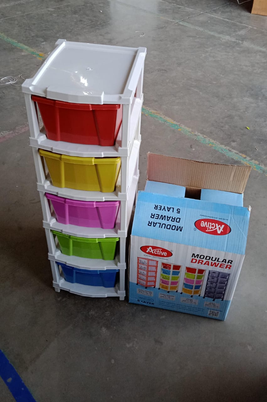 Multipurpose Modular Drawer Organizer Storage Box - 5 Layers - Image 6