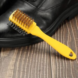 3 Side Portable Multifunctional shoe brush Cleaning Brush, Shoe Brush Excellent Quality and ular