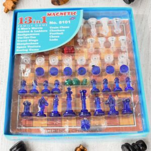13 in 1 Family Board Game Chess, Space Venture, Steeplechase Set for Kids 13 in 1 Family Board Game Chess, Space Venture, Steeplechase Set for Kids
