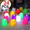 Festival Decorative – LED Tealight Candles, Diwali (Multi Color)