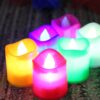 Festive Lighting for Any Occasion: 24 Pack LED Tealight Candles, Diwali (Multicolor)