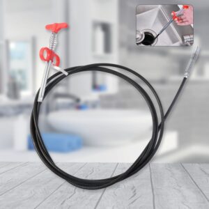 Flexible Spring Drain Cleaning Tool with Hand Grip (1 Pc / 298 Cm)