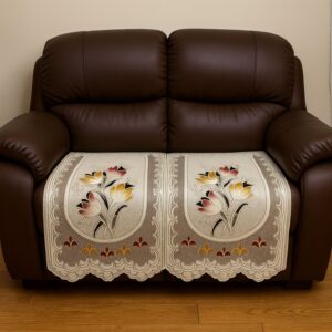 Floral Sofa Protector Runner – (1 Pc / 220×27 Inch) Floral Sofa Protector Runner – (1 Pc / 220×27 Inch)