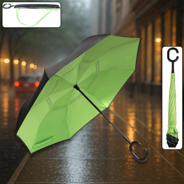 Foldable UV & Rain Umbrella with C-Shaped Handle – Kids (1 Pc / Mix Color) Foldable UV & Rain Umbrella with C-Shaped Handle – Kids (1 Pc / Mix Color)