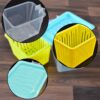 Fridge Storage Containers with Handle – Plastic Kitchen Storage (4 Pcs Set) Fridge Storage Containers with Handle – Plastic Kitchen Storage (4 Pcs Set)