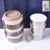 Ganesh Steko-3 Triple Layer Stainless Steel Insulated Lunch Box Set Ganesh Steko-3 Triple Layer Stainless Steel Insulated Lunch Box Set