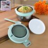 Ganesh Tiara 400ml Stainless Steel Insulated Lunch Box Leakproof Lid & Folding Spoon Ganesh Tiara 400ml Stainless Steel Insulated Lunch Box Leakproof Lid & Folding Spoon