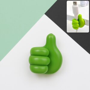 Green Multifunctional Multi functional Hand Shape Wall Clip Hanger Keys Cable Holder Green Multifunctional Multi functional Hand Shape Wall Clip Hanger Keys Cable Holder