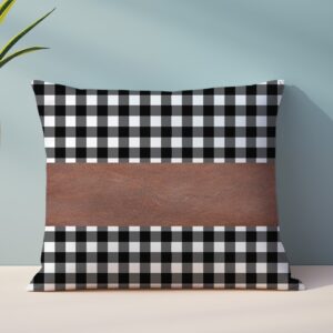 Pillow Covers, Leather & Cotton Cushion Covers (19 × 12 Inch / 1 Pair / 2 Pc) Pillow Covers, Leather & Cotton Cushion Covers (19 × 12 Inch / 1 Pair / 2 Pc)