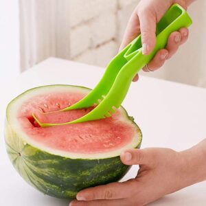 Plastic Watermelon Cutter, Slicer, Corer & Server – Easy to Use Fruit Tool Plastic Watermelon Cutter, Slicer, Corer & Server – Easy to Use Fruit Tool