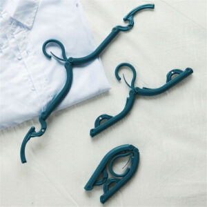 Portable & Foldable Multicolor Plastic Hangers (1pc) Portable & Foldable Multicolor Plastic Hangers (1pc)