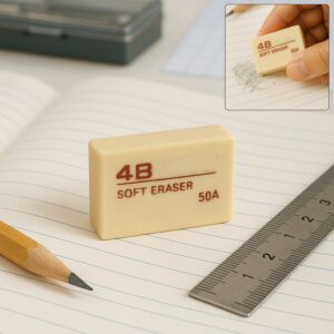 Premium 4B Soft Eraser – (1 Pc)