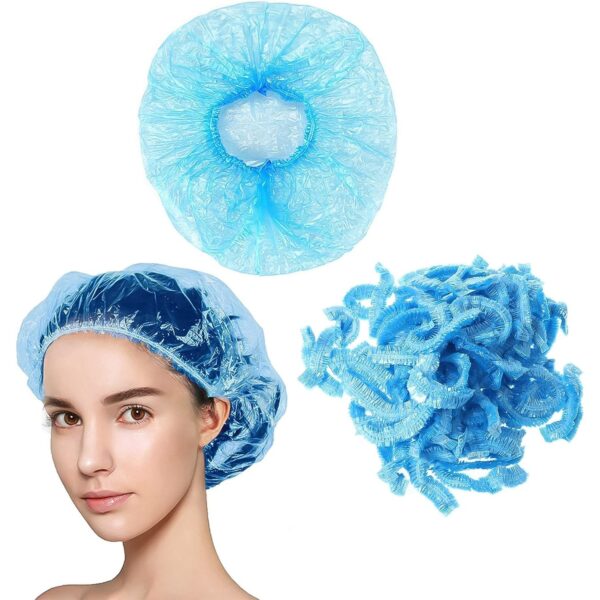 Shower Cap, Waterproof Disposable Shower Cap, 100 Pieces, Hair accessories Shower Cap, Waterproof Disposable Shower Cap, 100 Pieces, Hair accessories