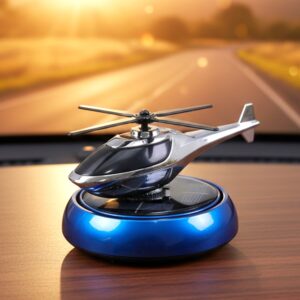 Solar Helicopter Car Dashboard Air Freshener Rotating Perfume Decor Solar Helicopter Car Dashboard Air Freshener Rotating Perfume Decor