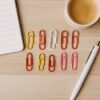 Vinyl-Coated Paper Clips – (10 Pc / Set)