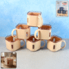 Premium Square Shape Tea Cup Set – 6-Piece (150 ML)