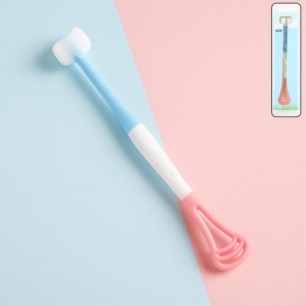 2-in-1 Baby Tongue Cleaner and Oral Massager Stick with Soft Silicone Brush Head 2-in-1 Baby Tongue Cleaner and Oral Massager Stick with Soft Silicone Brush Head