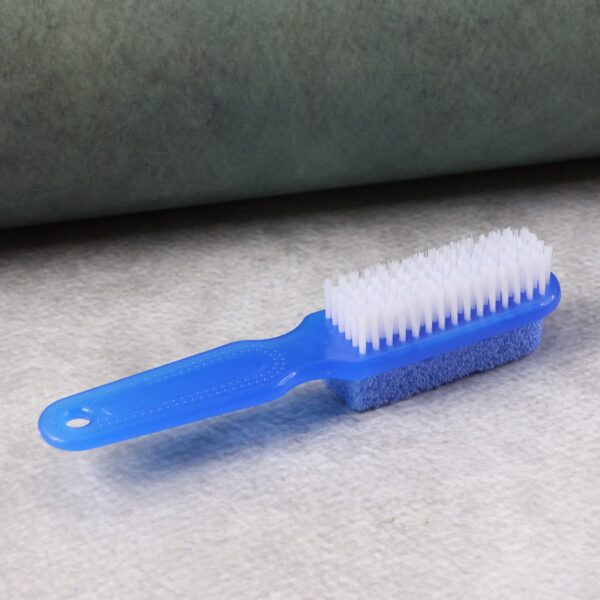 2-in-1 Foot Scrubber Brush with Pumice Stone 2-in-1 Foot Scrubber Brush with Pumice Stone