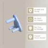 Safety Cover Guards for Electric Socket Plug  (Small)