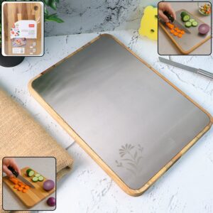 Apex Steel Oak Cutting Board with Wooden Handle (1 Pc)