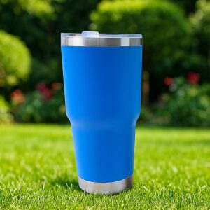 Assorted Metal and Plastic Travel Mug Tumbler Cup, Tumbler (1 Pc / Mixed Design)