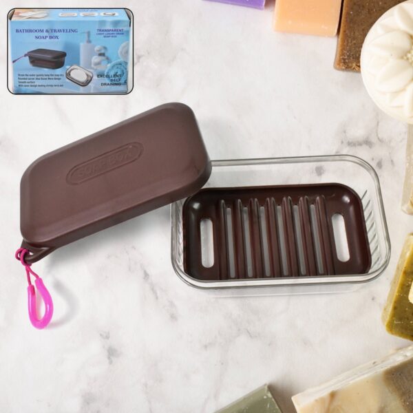 Bathroom & Travel Plastic Soap Box with Lid ,Sabudani (1 Pc) Bathroom & Travel Plastic Soap Box with Lid ,Sabudani (1 Pc)