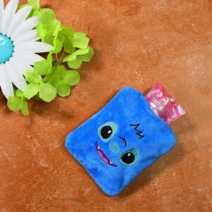 Blue Stitch Hot Water Bag - Small Size with Cover for Pain Relief & Warming