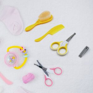 Born Baby Health Care Kit 4 in 1 Nail Clipper Brush Comb Scissors (4 Pcs Set)