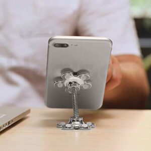 360° Rotatable Phone Stand with Double-Sided Suction Cup