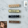 Elegant Design Hair Clips (4 Pc)