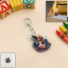 Cartoon Character Acrylic Keychain with Metal Clip Cartoon Character Acrylic Keychain with Metal Clip